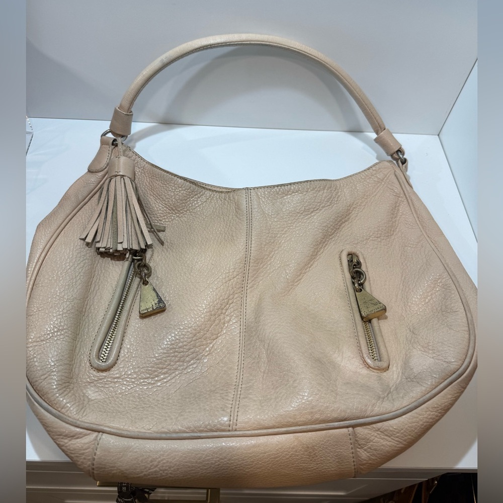 See by Chloe Cream Leather Hobo